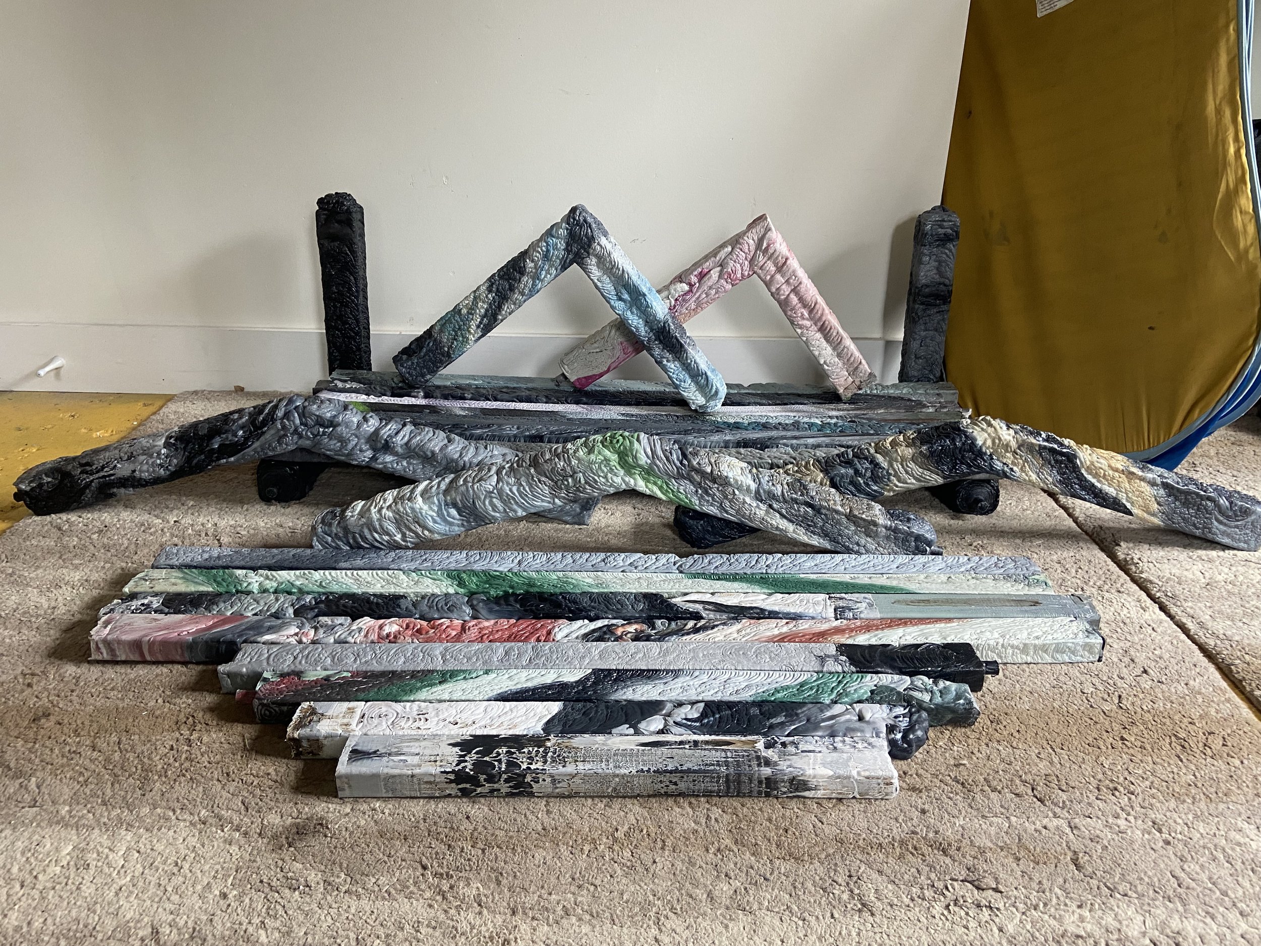 Parts of a bench