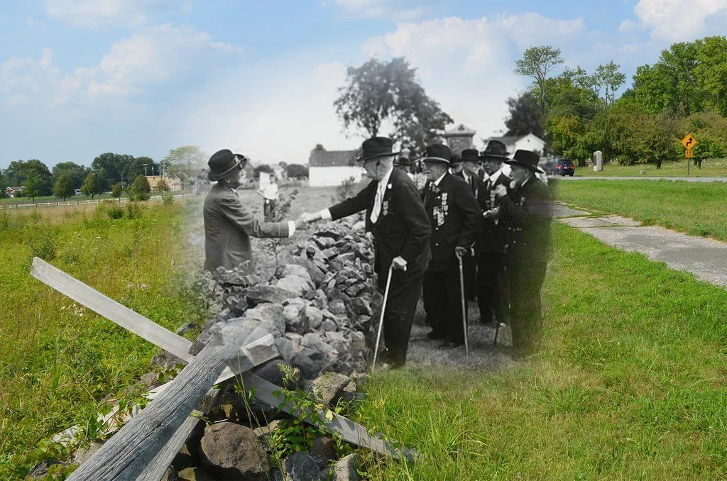 "Then and Now" Photos of Gettysburg