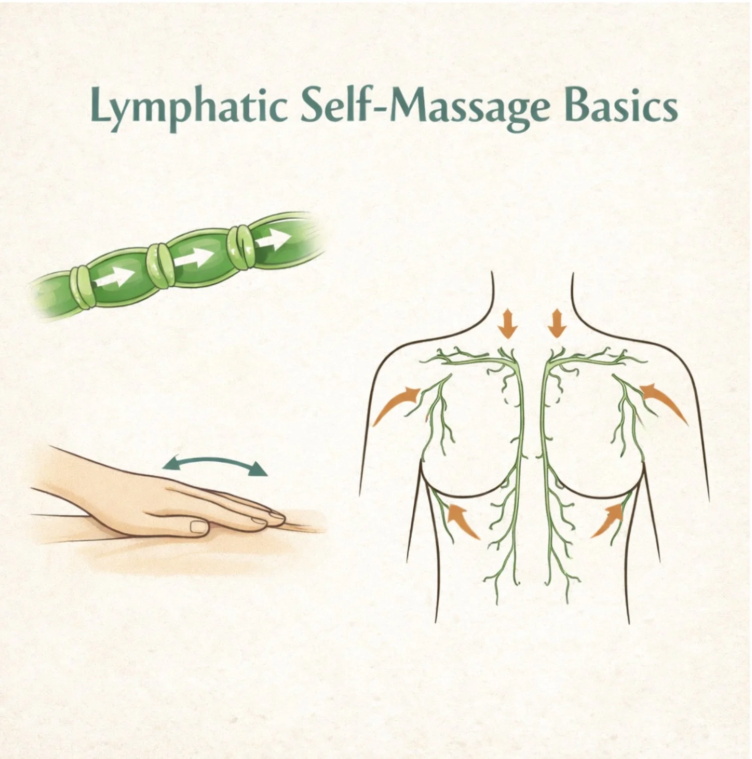 Lymphatic Self-Massage Basics: Pressure, Direction, and Common Mistakes