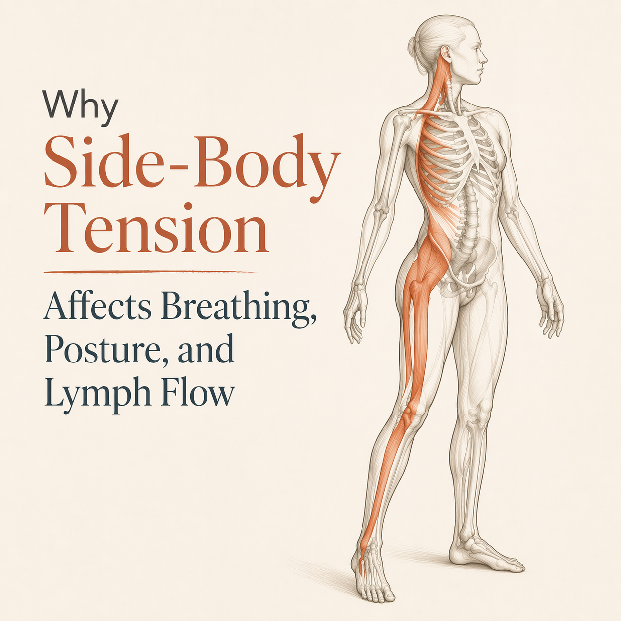 Why Side-Body Tension Affects Breathing, Posture, and Lymph Flow