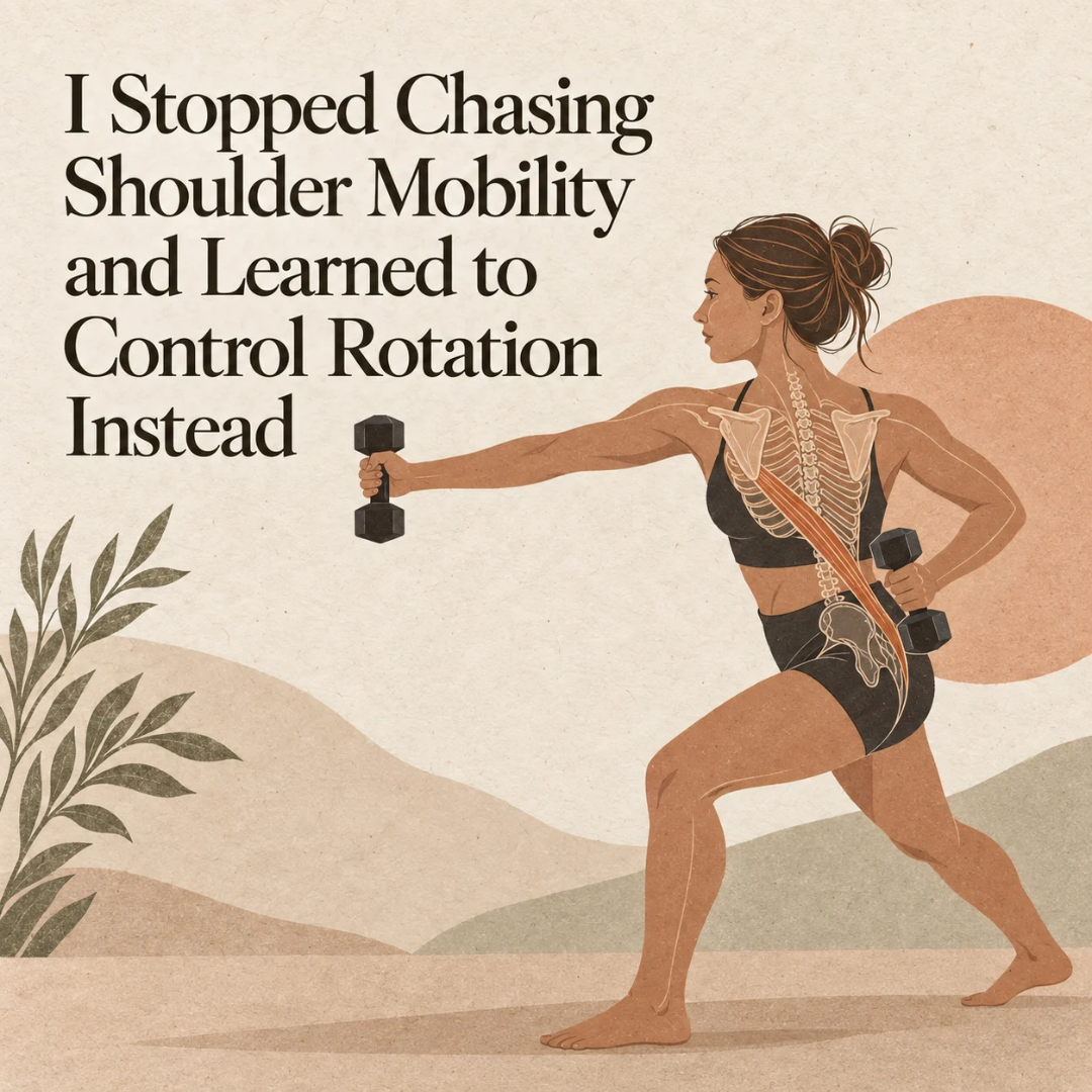 I Stopped Chasing Shoulder Mobility and Learned to Control Rotation Instead