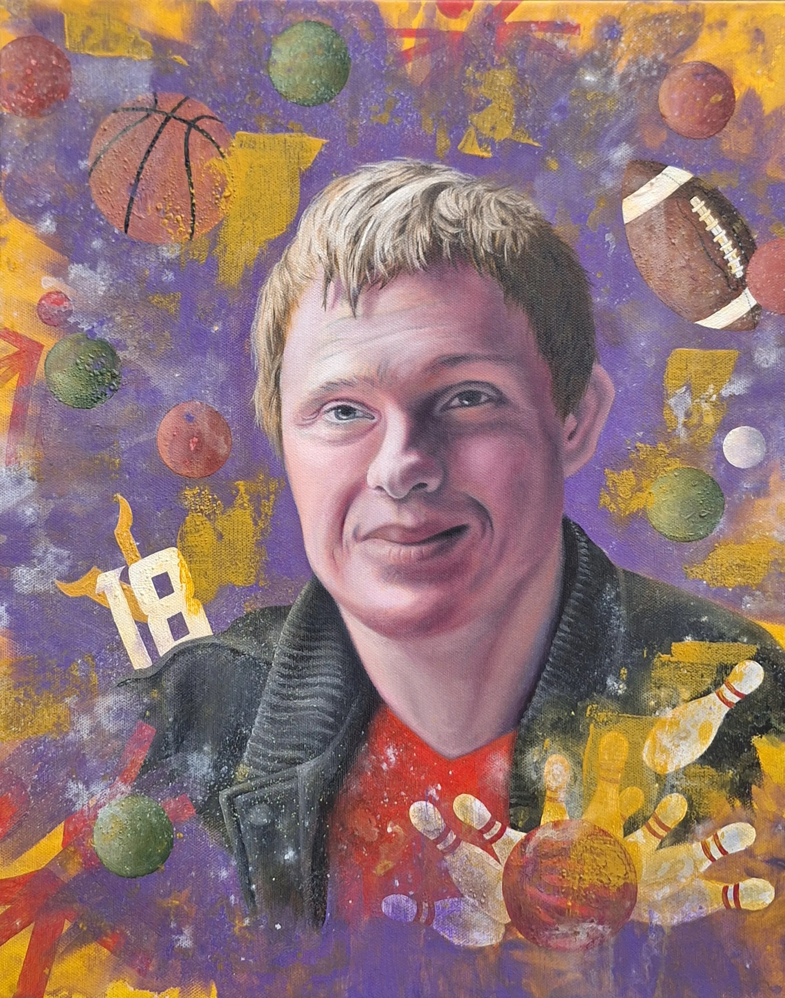 Mark, Oil 20 x 16 inches