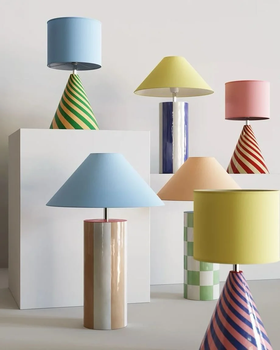 Need inspiration for gift shopping? #TheWhizzList is our curated gift guide for the bold design lover. Check out our Pinterest for plenty of color-filled ideas like these @mattinamoderna Ombrellina lamps.