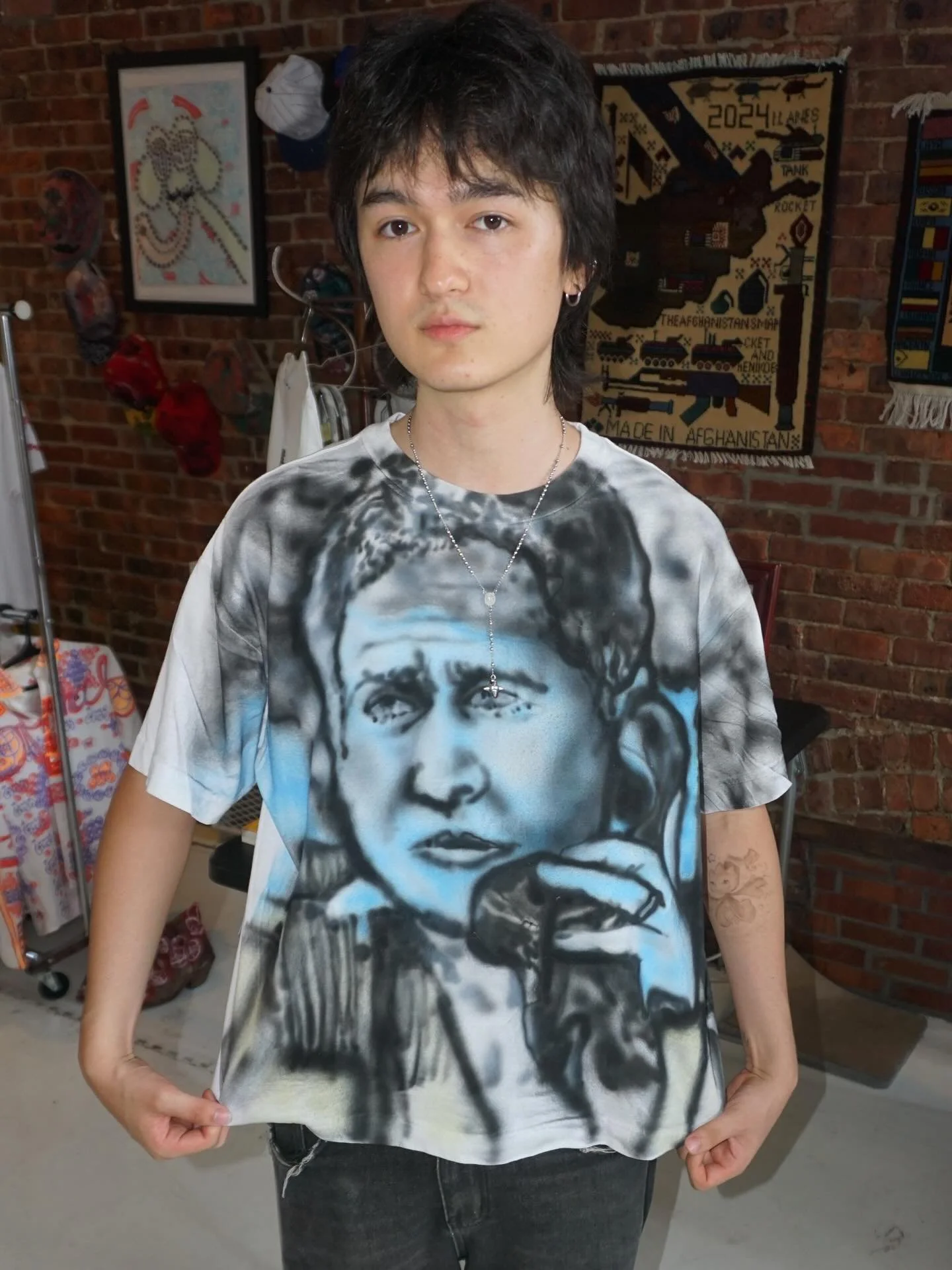bush did _/__ sample shirt sold to @kup4108 ★ more to come at our upcoming #nyfw pop-up / art gallery #operationenduringfreedom