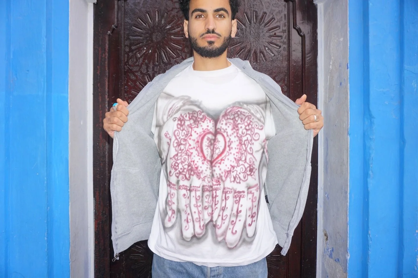 henna hands ⋆˚࿔ shop now on bibistar.us #airbrush #custom #clothing