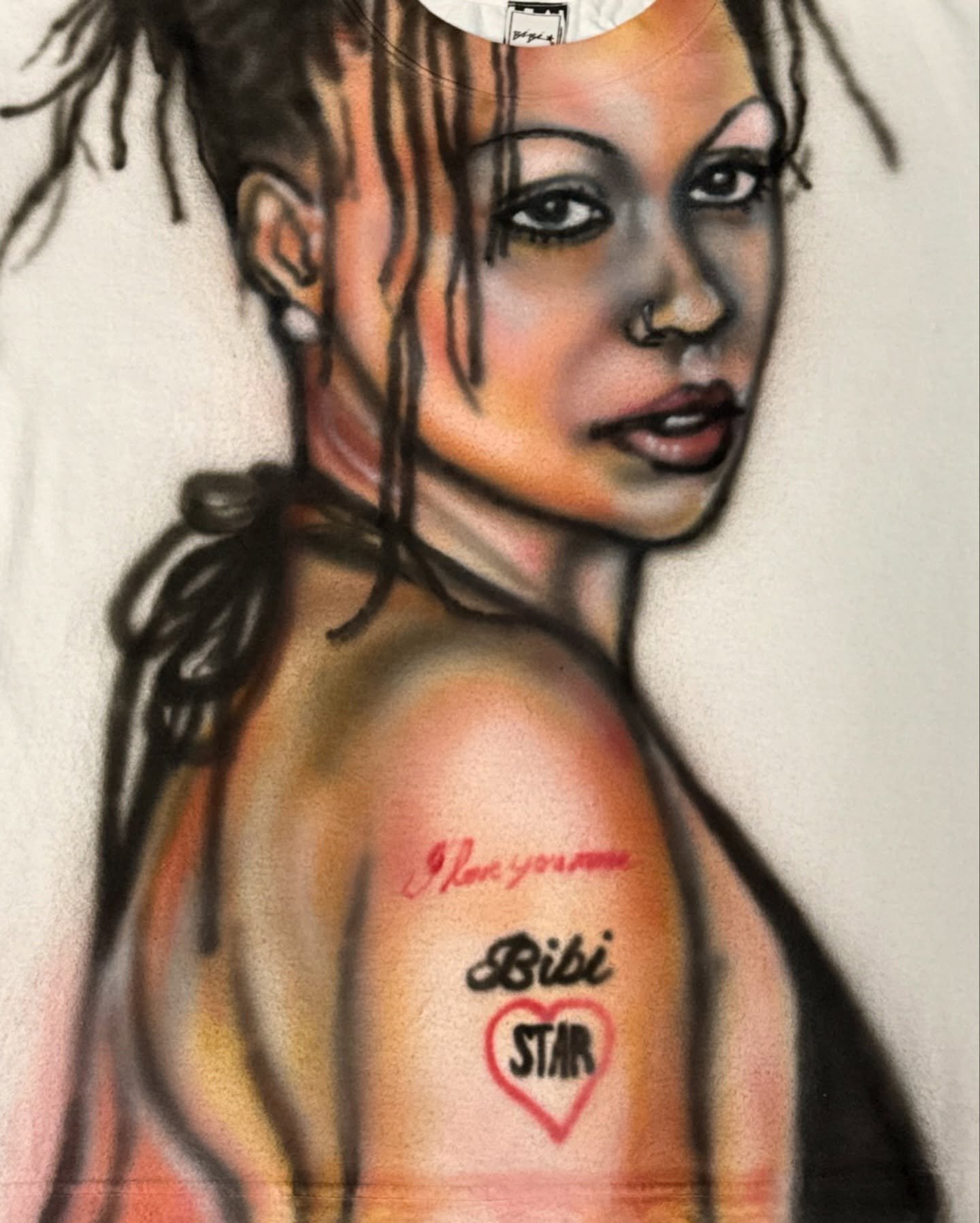 @mmyhala custom #airbrush tee for her mans