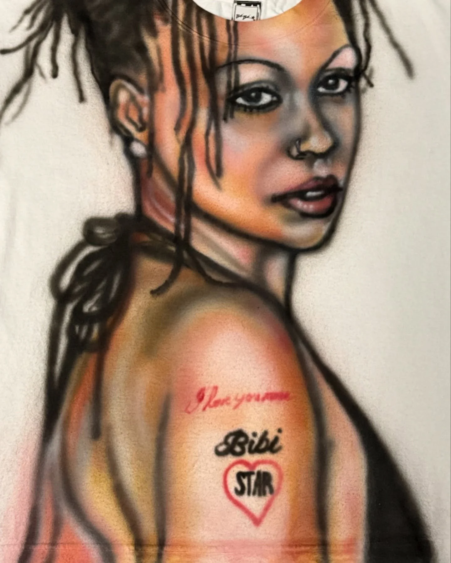 @mmyhala custom #airbrush tee for her mans