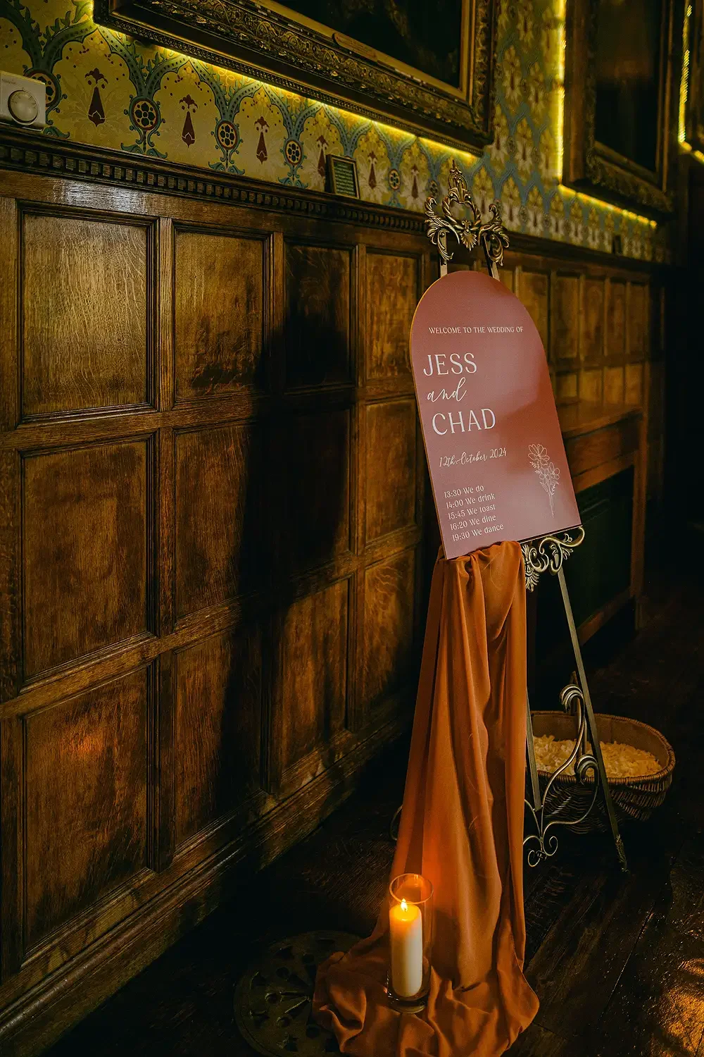 Sunlight & Raindrops: Jess & Chad’s Atmospheric Autumn Wedding at Hodsock Priory