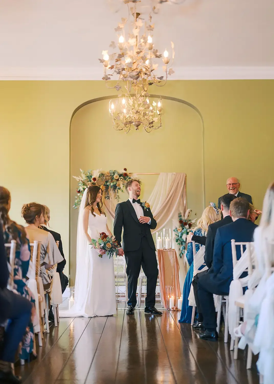 Sunlight & Raindrops: Jess & Chad’s Atmospheric Autumn Wedding at Hodsock Priory
