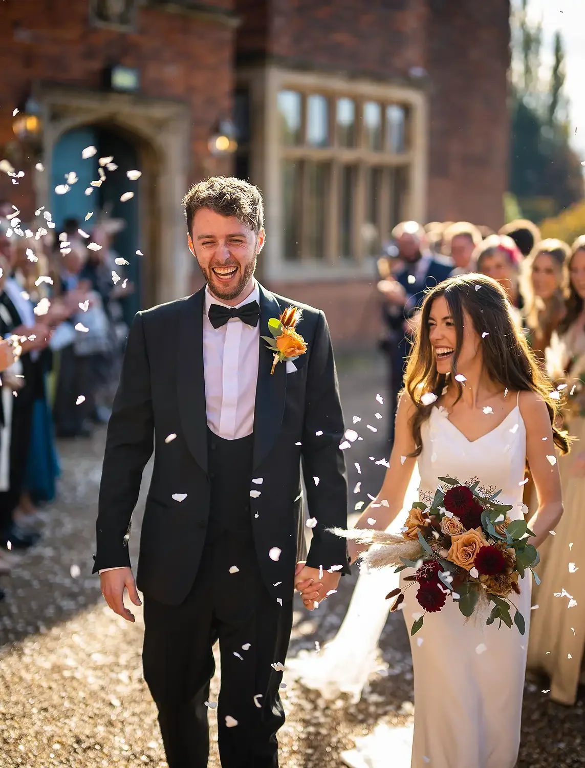 Sunlight & Raindrops: Jess & Chad’s Atmospheric Autumn Wedding at Hodsock Priory
