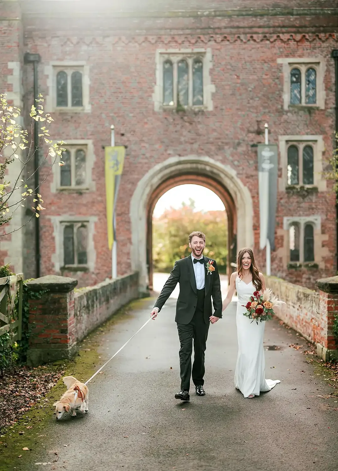 Sunlight & Raindrops: Jess & Chad’s Atmospheric Autumn Wedding at Hodsock Priory