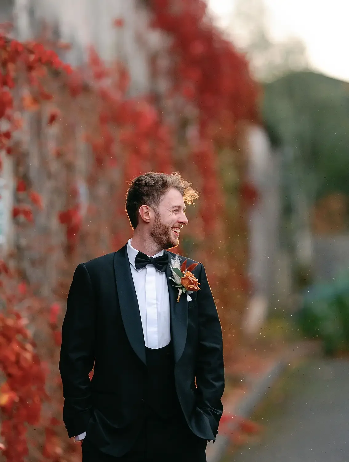Sunlight & Raindrops: Jess & Chad’s Atmospheric Autumn Wedding at Hodsock Priory