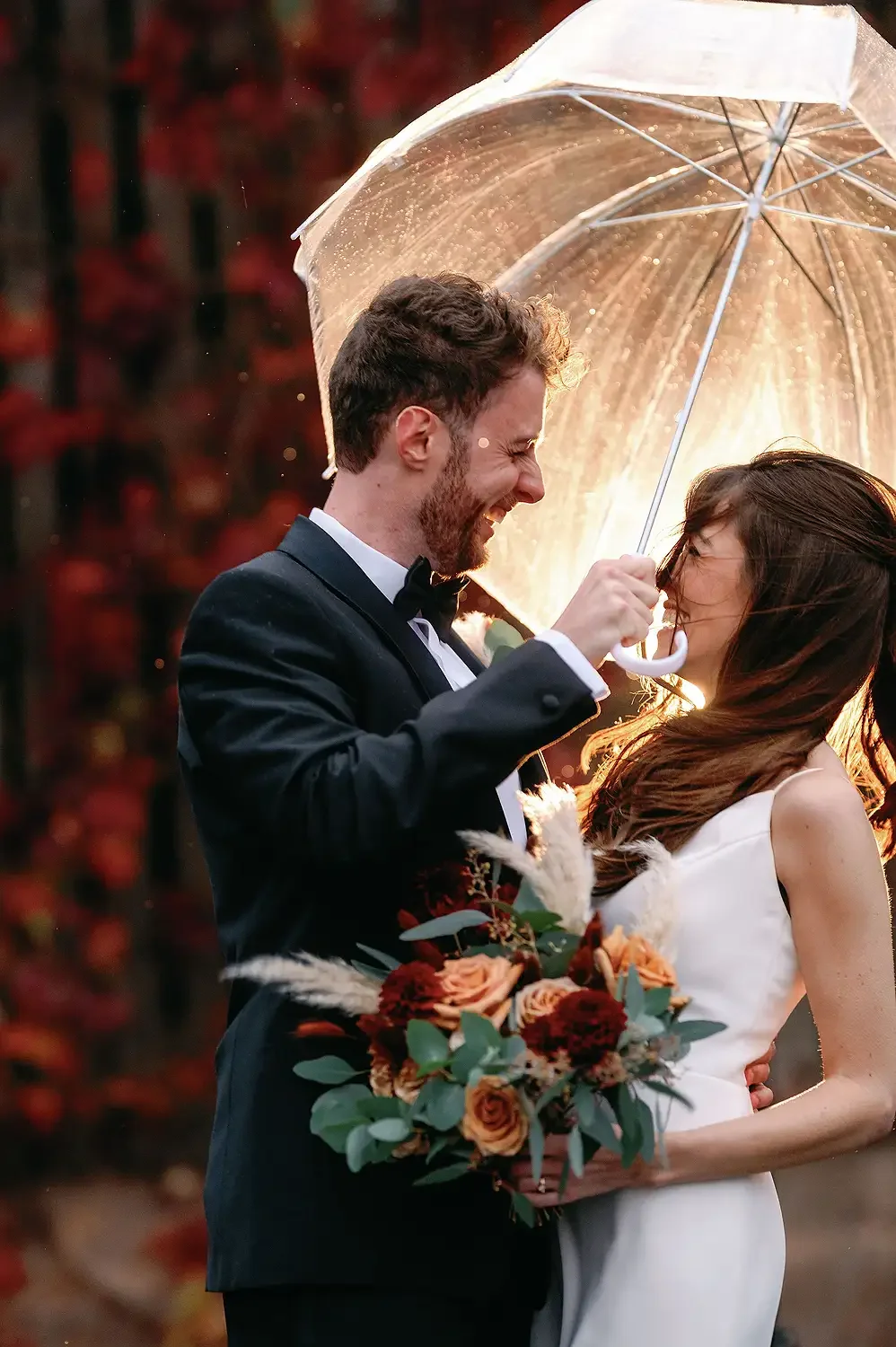 Sunlight & Raindrops: Jess & Chad’s Atmospheric Autumn Wedding at Hodsock Priory