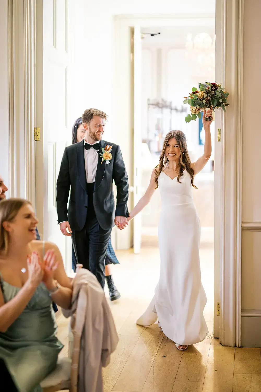 Sunlight & Raindrops: Jess & Chad’s Atmospheric Autumn Wedding at Hodsock Priory