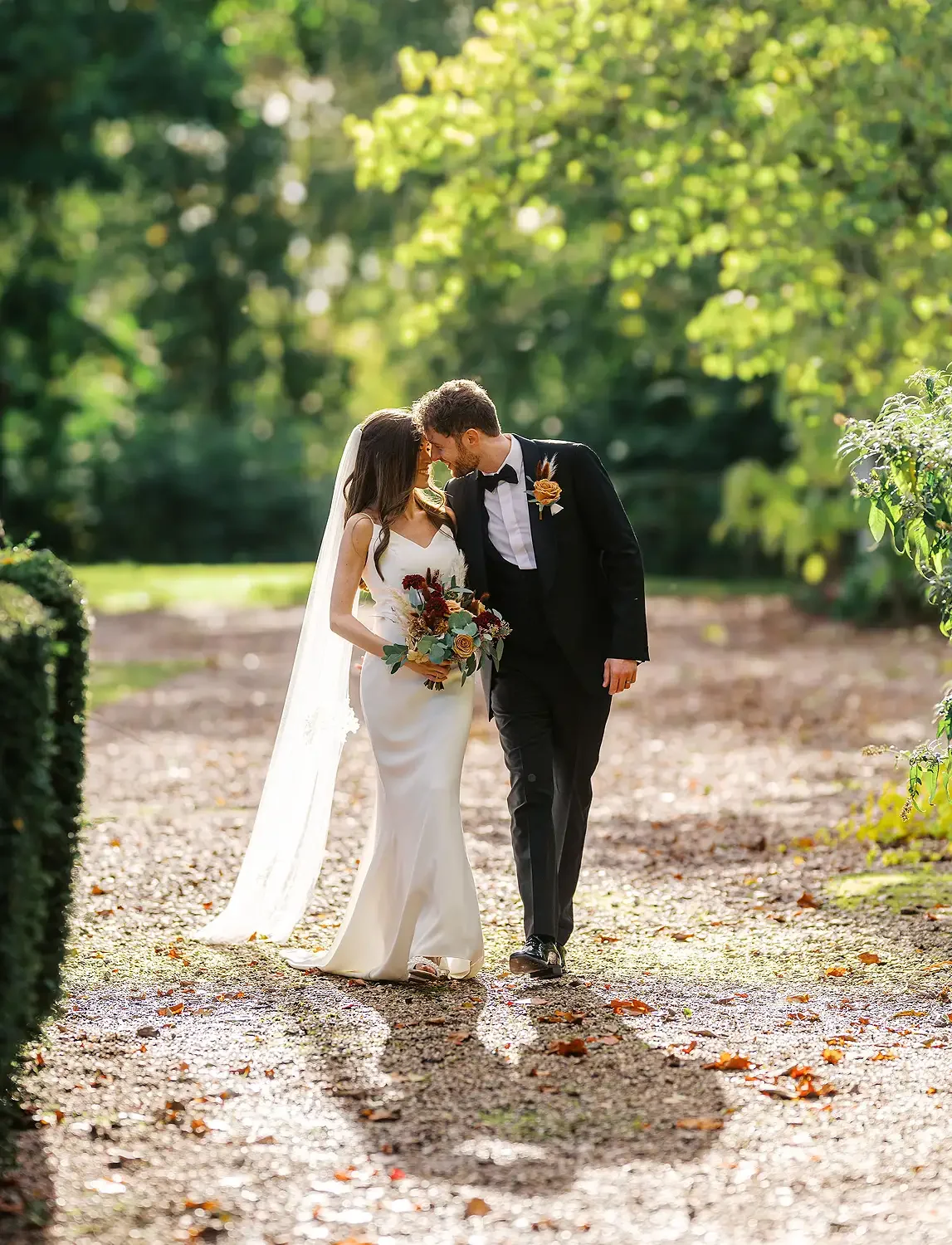 Sunlight & Raindrops: Jess & Chad’s Atmospheric Autumn Wedding at Hodsock Priory