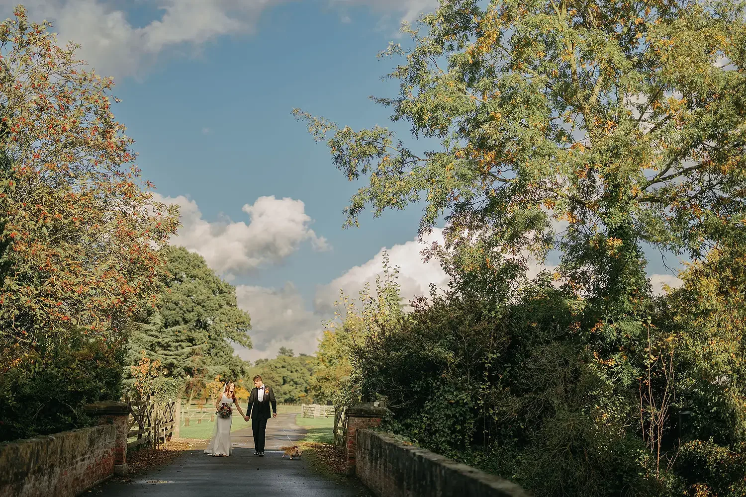 Sunlight & Raindrops: Jess & Chad’s Atmospheric Autumn Wedding at Hodsock Priory