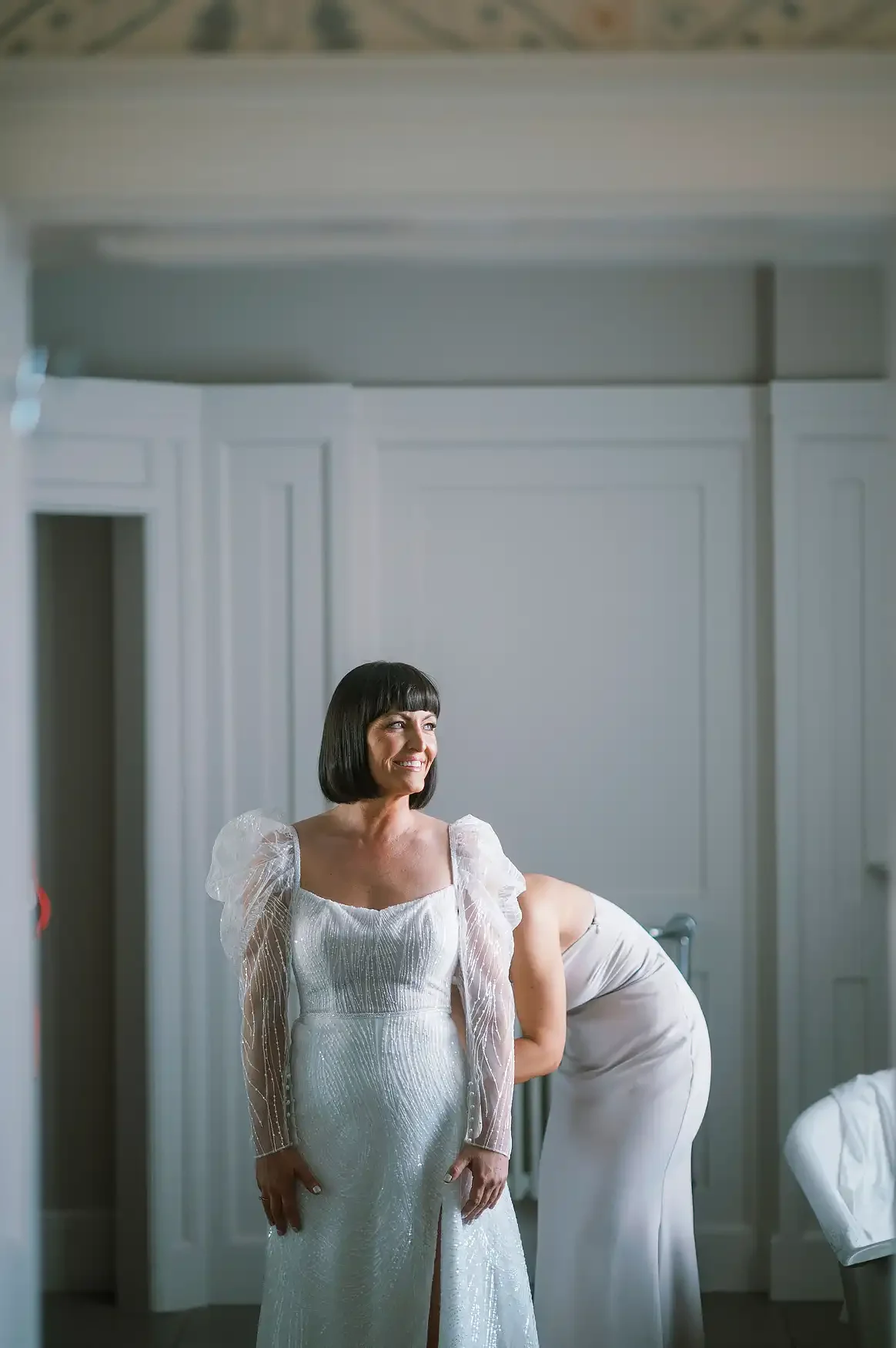 Christmas Lights & Black Tie: Lyndsey & Berkley’s Winter Wedding at Hodsock Priory