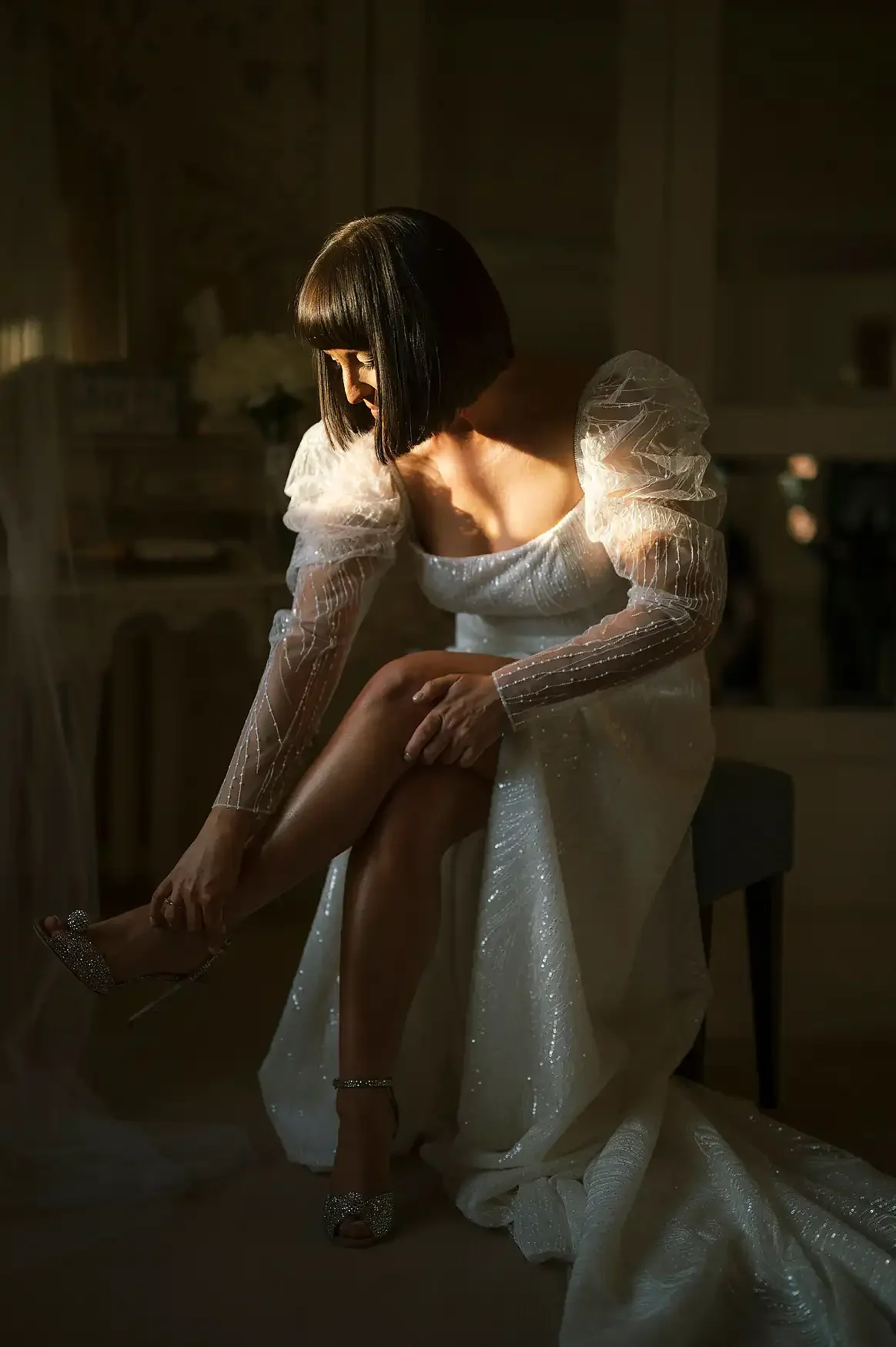 Christmas Lights & Black Tie: Lyndsey & Berkley’s Winter Wedding at Hodsock Priory