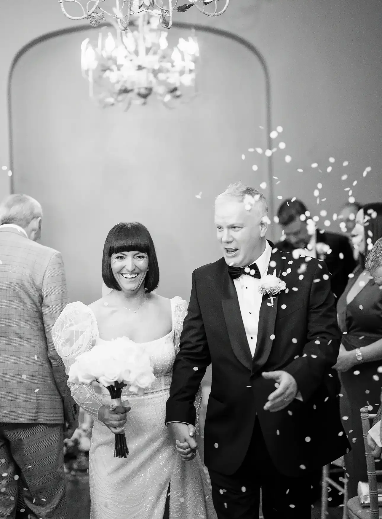 Christmas Lights & Black Tie: Lyndsey & Berkley’s Winter Wedding at Hodsock Priory