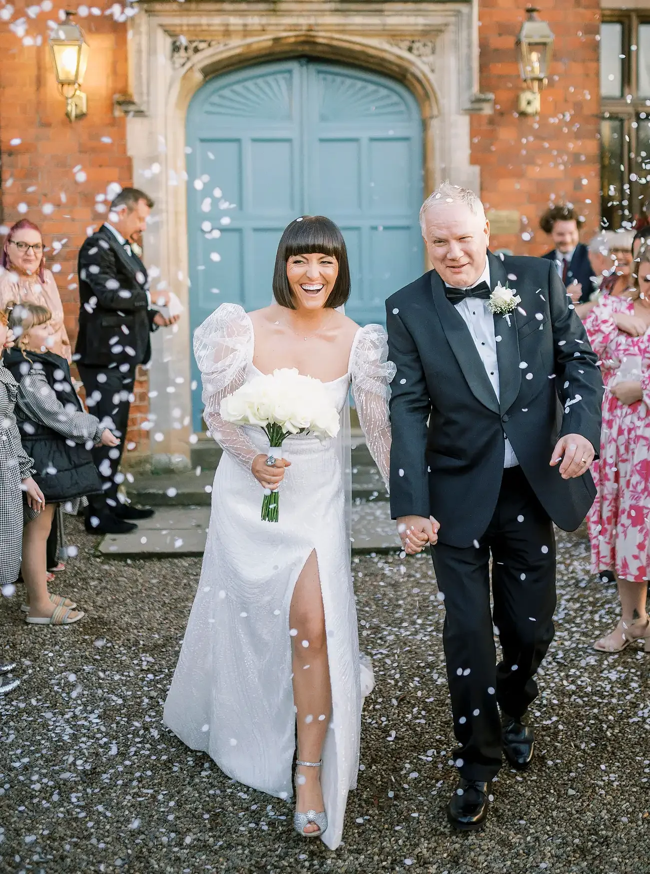 Christmas Lights & Black Tie: Lyndsey & Berkley’s Winter Wedding at Hodsock Priory