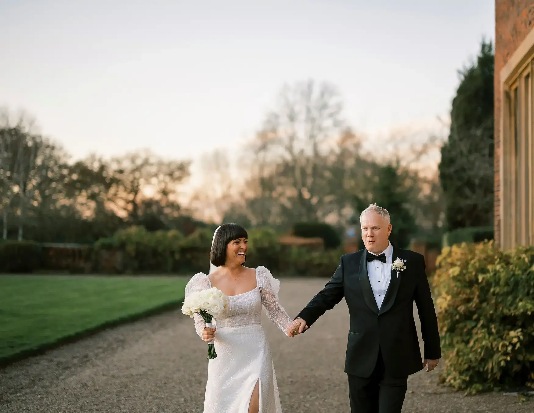 Christmas Lights & Black Tie: Lyndsey & Berkley’s Winter Wedding at Hodsock Priory
