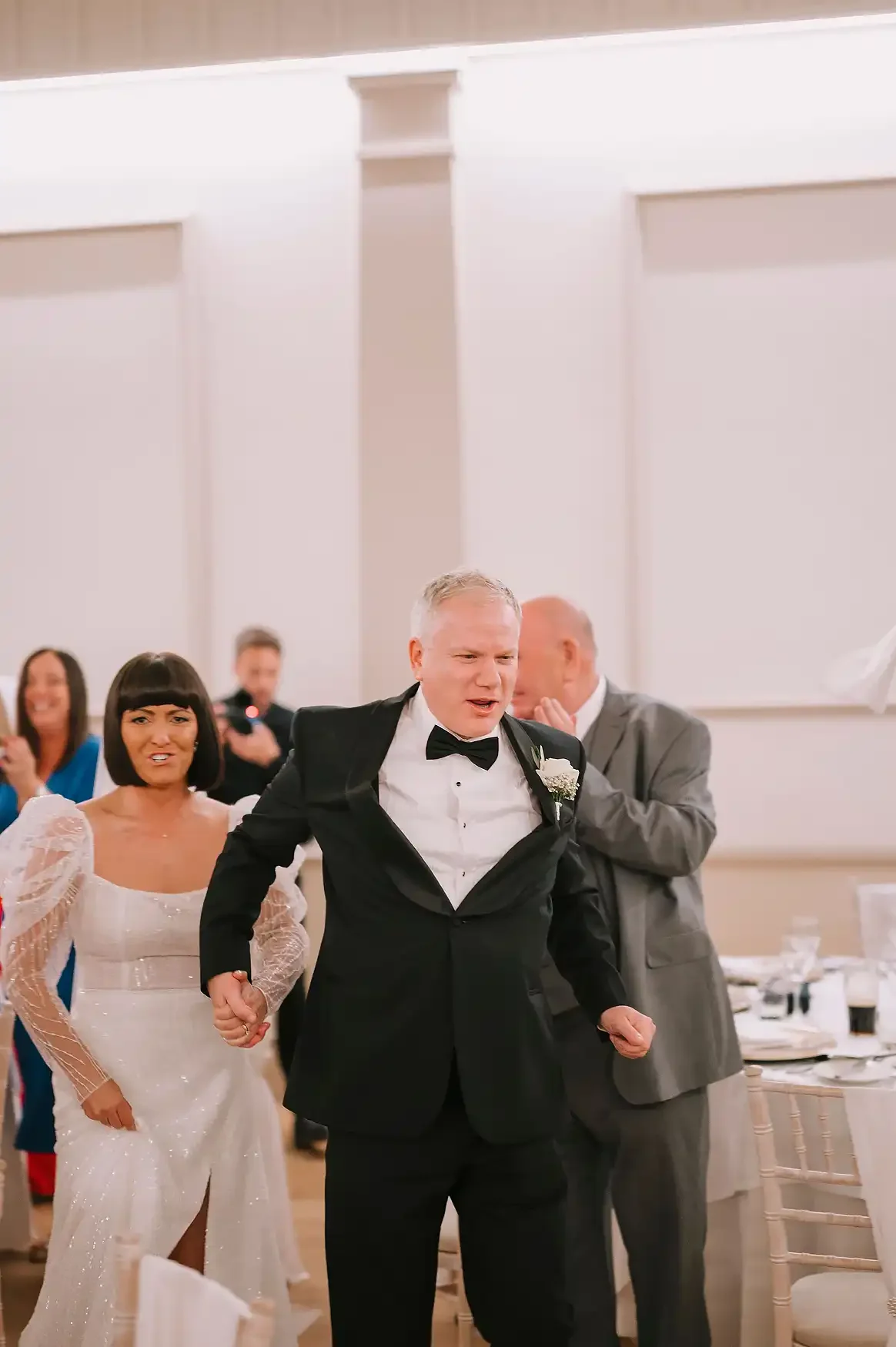 Christmas Lights & Black Tie: Lyndsey & Berkley’s Winter Wedding at Hodsock Priory
