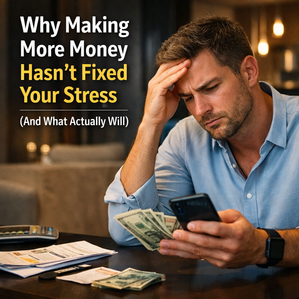 Why Making More Money Hasn’t Fixed Your Stress (And What Actually Will)