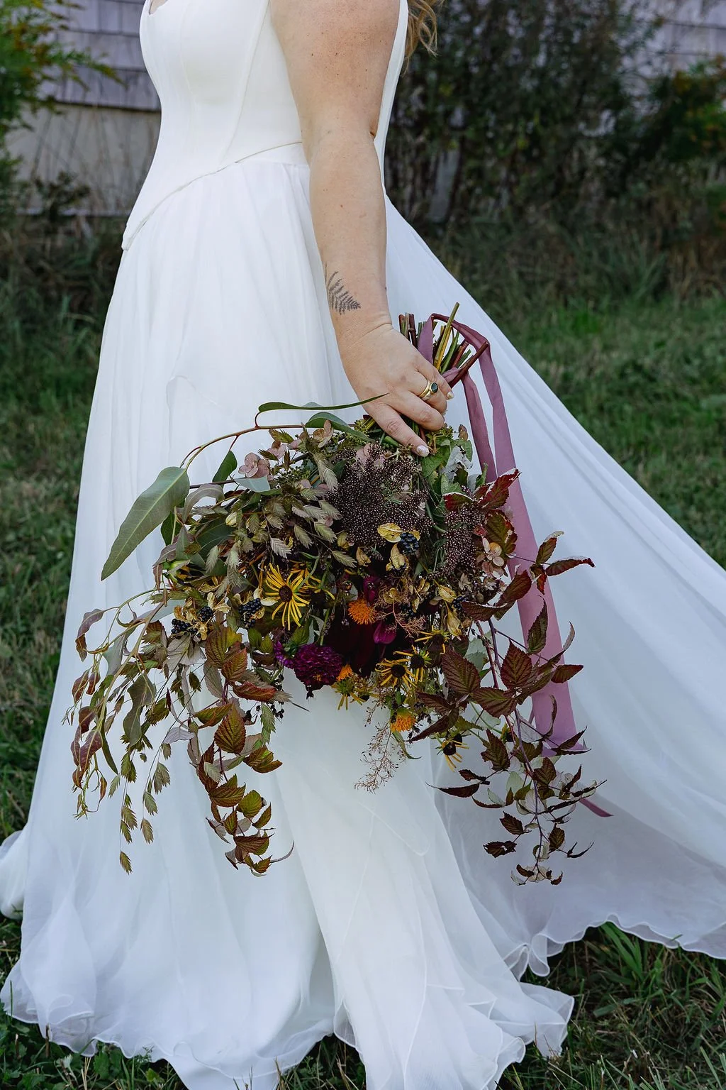 my own wedding bouquet! 
