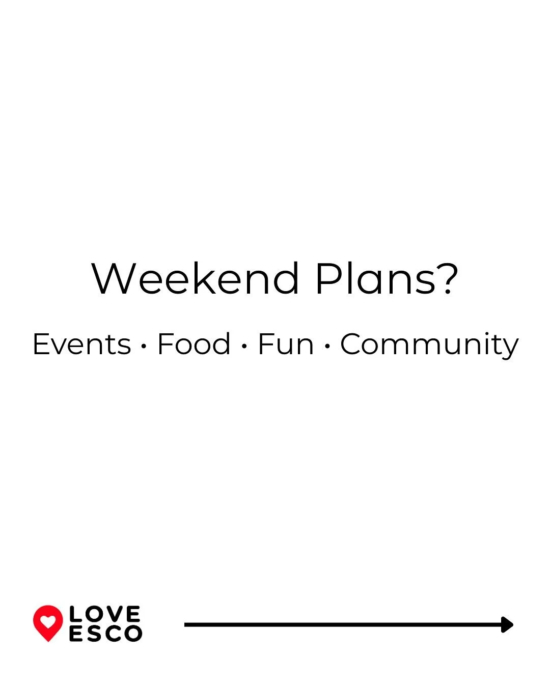 That’s the lineup, Escondido! 🎉🥳
Let us know ow in the comments which ones you’re hitting this weekend! 👇🏽