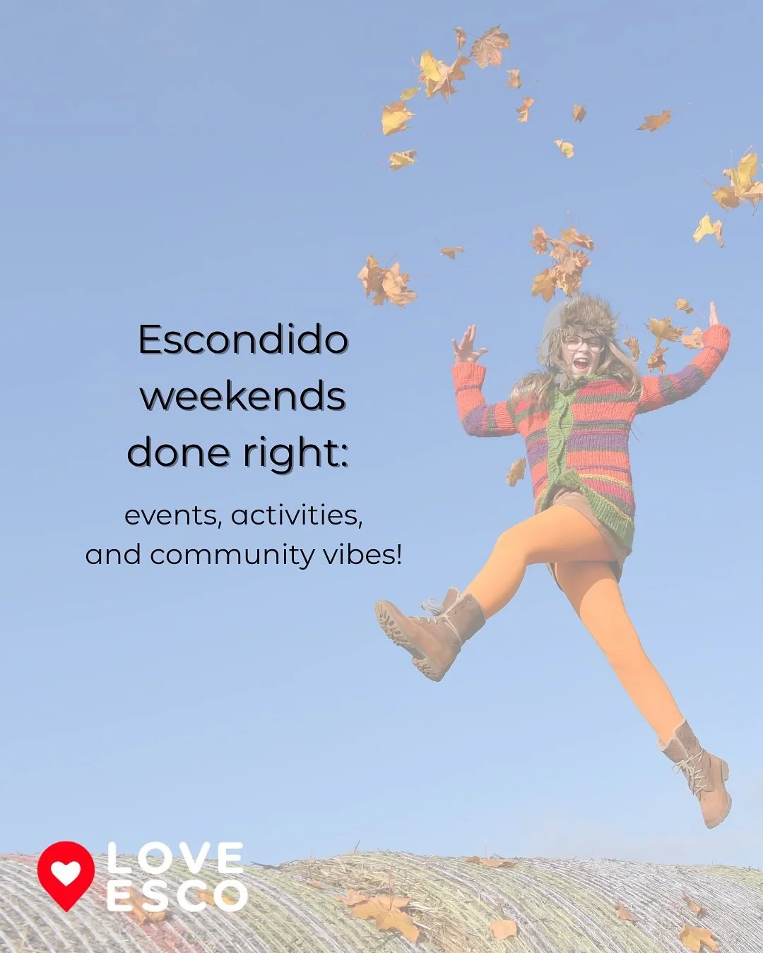 🍂This weekend Escondido is packed with ways to celebrate culture, art, and community! What are you looking forward to? 🎨🎃☕️🌟