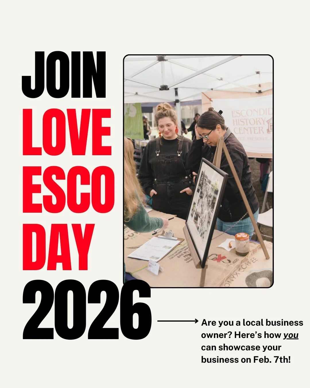This city has given us so much&hellip; now it&rsquo;s our turn!

Love Esco Day is a celebration of community, compassion, and showing up for the place we call home.

Businesses that partner with us don&rsquo;t just sponsor&mdash;they help lead a move