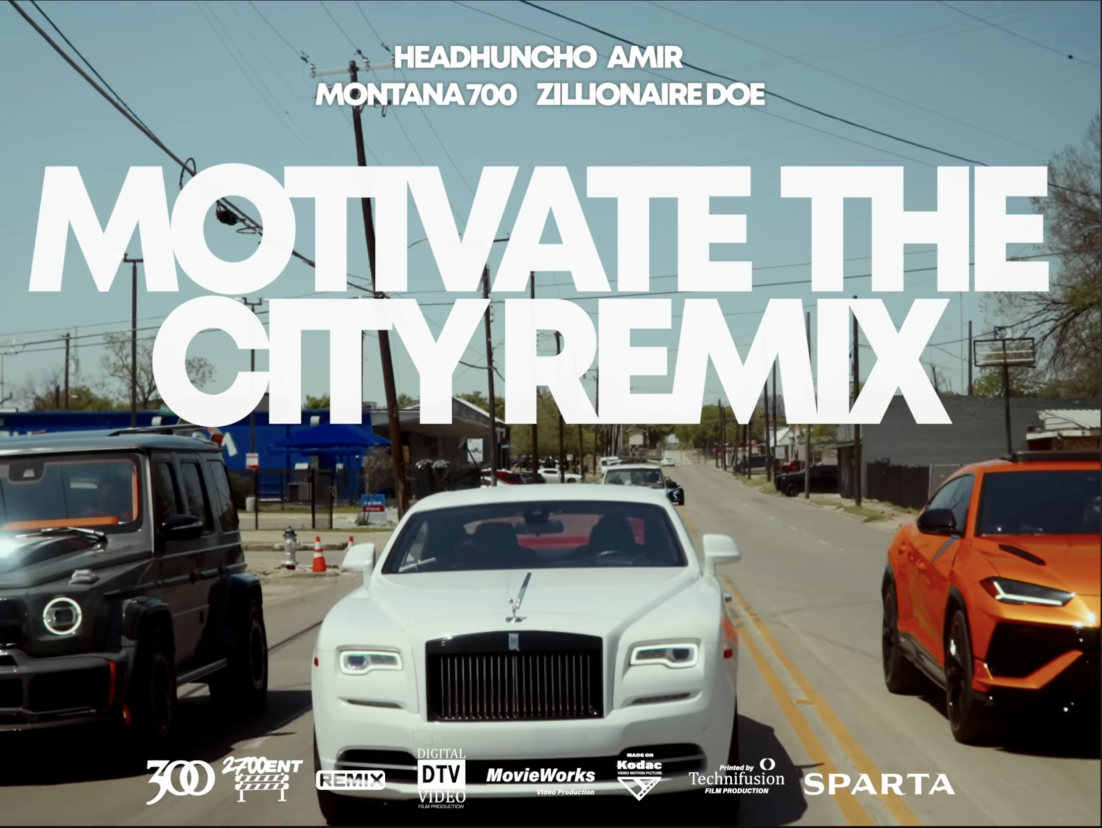 HeadHuncho Amir - MOTIVATE THE CITY (REMIX) [feat. Montana 700 & Zillionaire Doe]