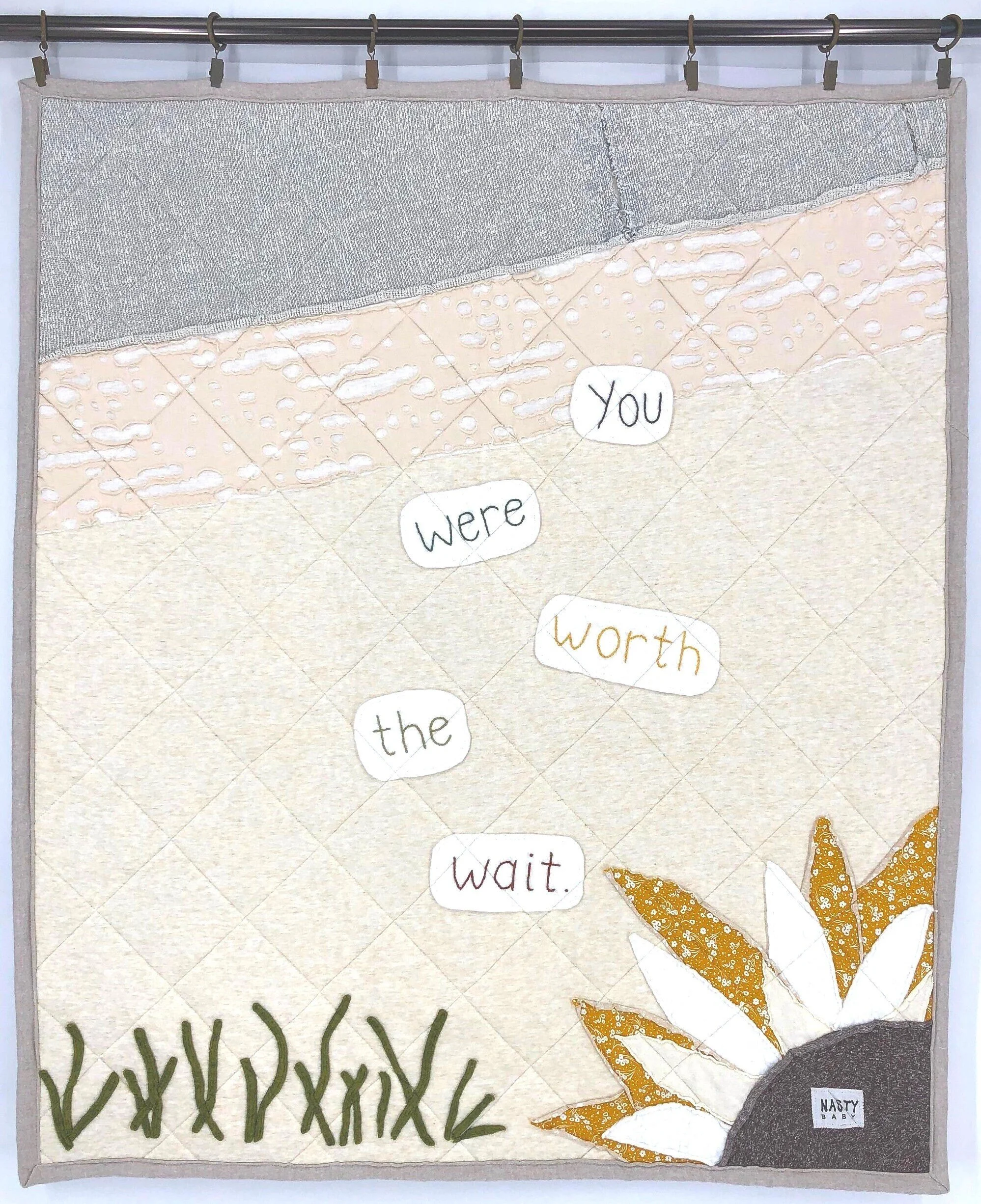 You Were Worth the Wait Baby Blanket