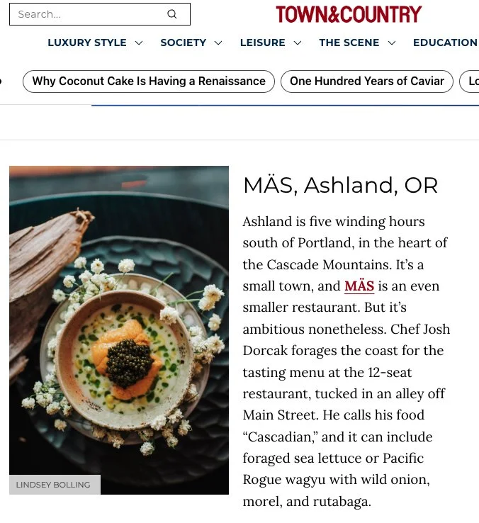 MÄS - The Very Best Restaurants to Plan a Roadtrip Around