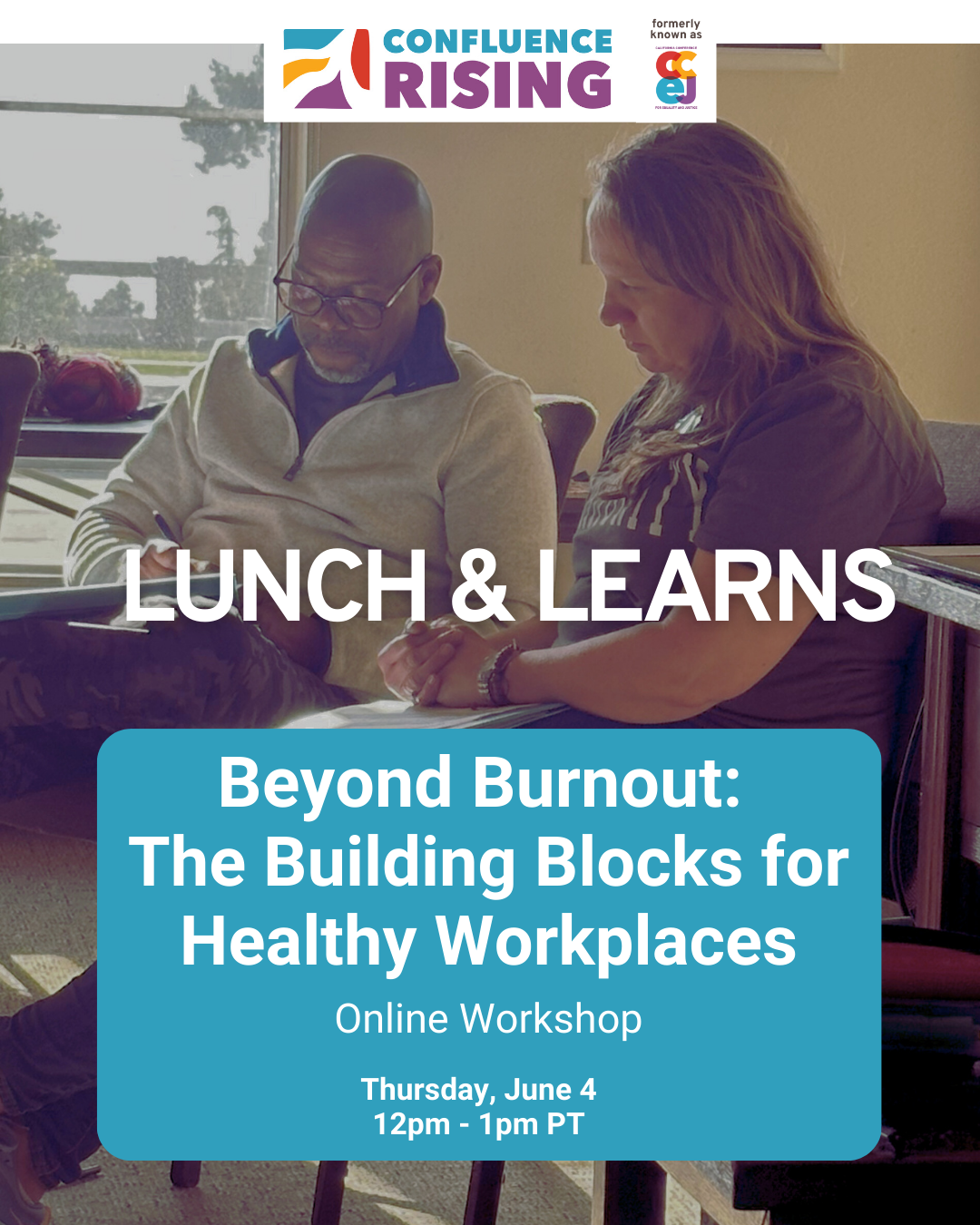 Online Lunch & Learn (June 4): Beyond Burnout - The Building Blocks for Healthy Workplaces