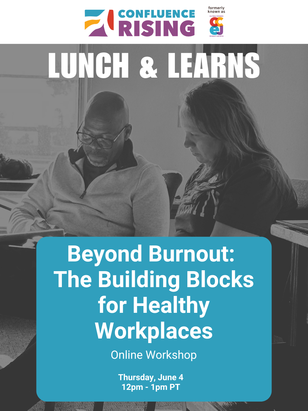 Online Lunch & Learn: Beyond Burnout - The Building Blocks for Healthy Workplaces
