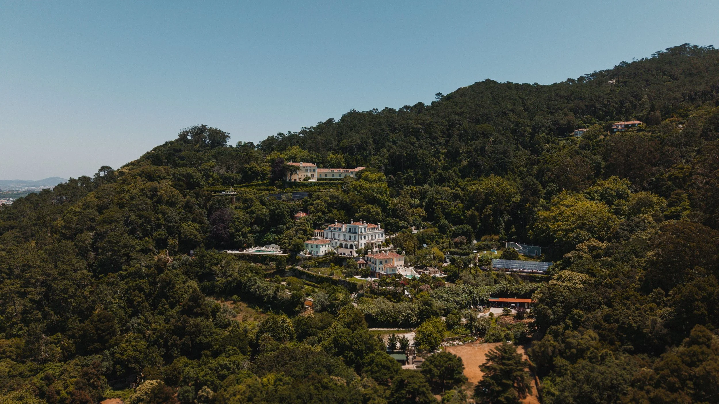 Quinta da Bella Vista, Sintra aerial view, destination wedding