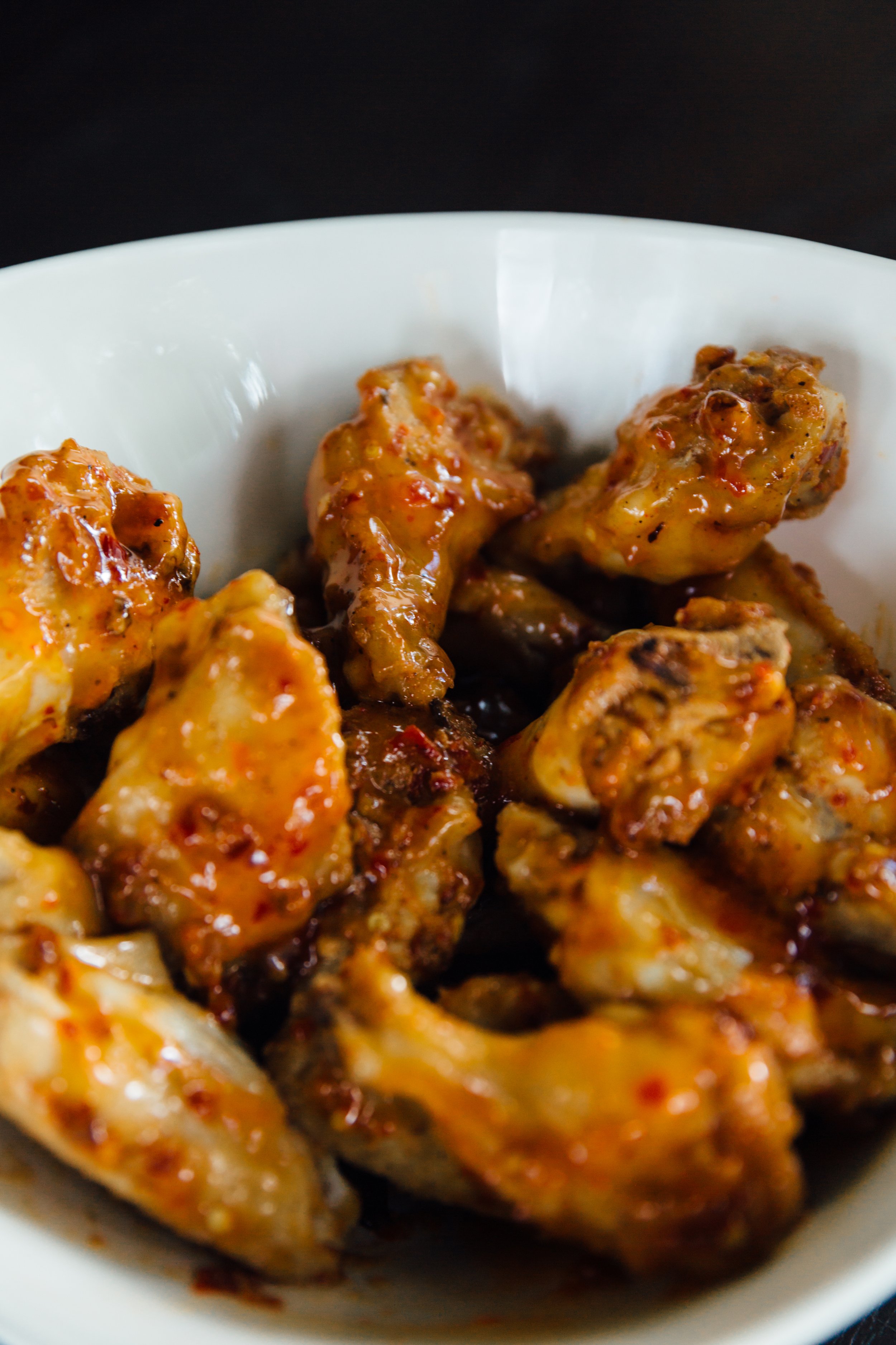 Chili Garlic Wings with Roasted Cauliflower — The League Houston Gym