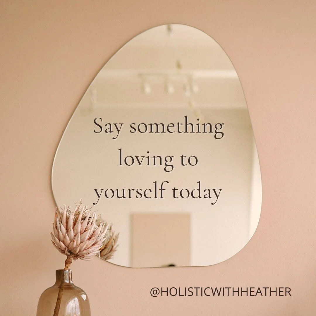 If you are inundated with negative self-talk, saying a positive and loving statement to yourself can often feel empty and ineffective.  Over time, all of these statements do make an imapact and will even begin to feel easier to express - maybe even t