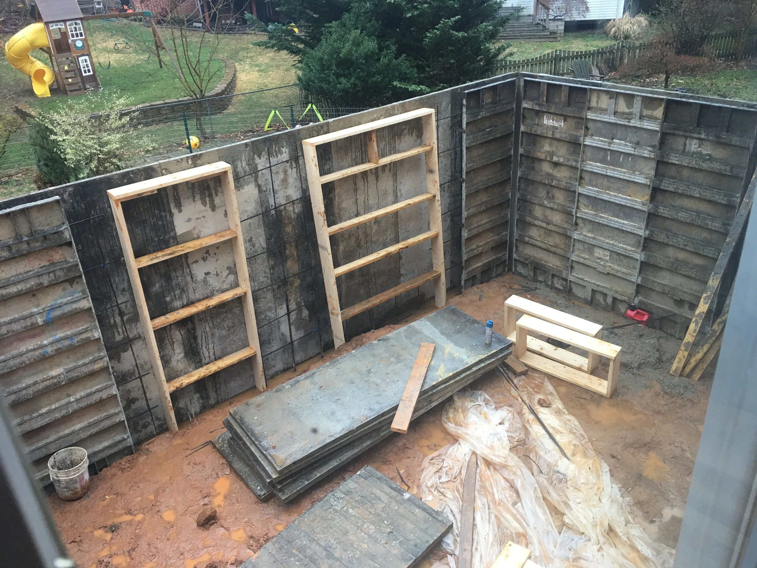 Construction on Takoma Park House Progress 1