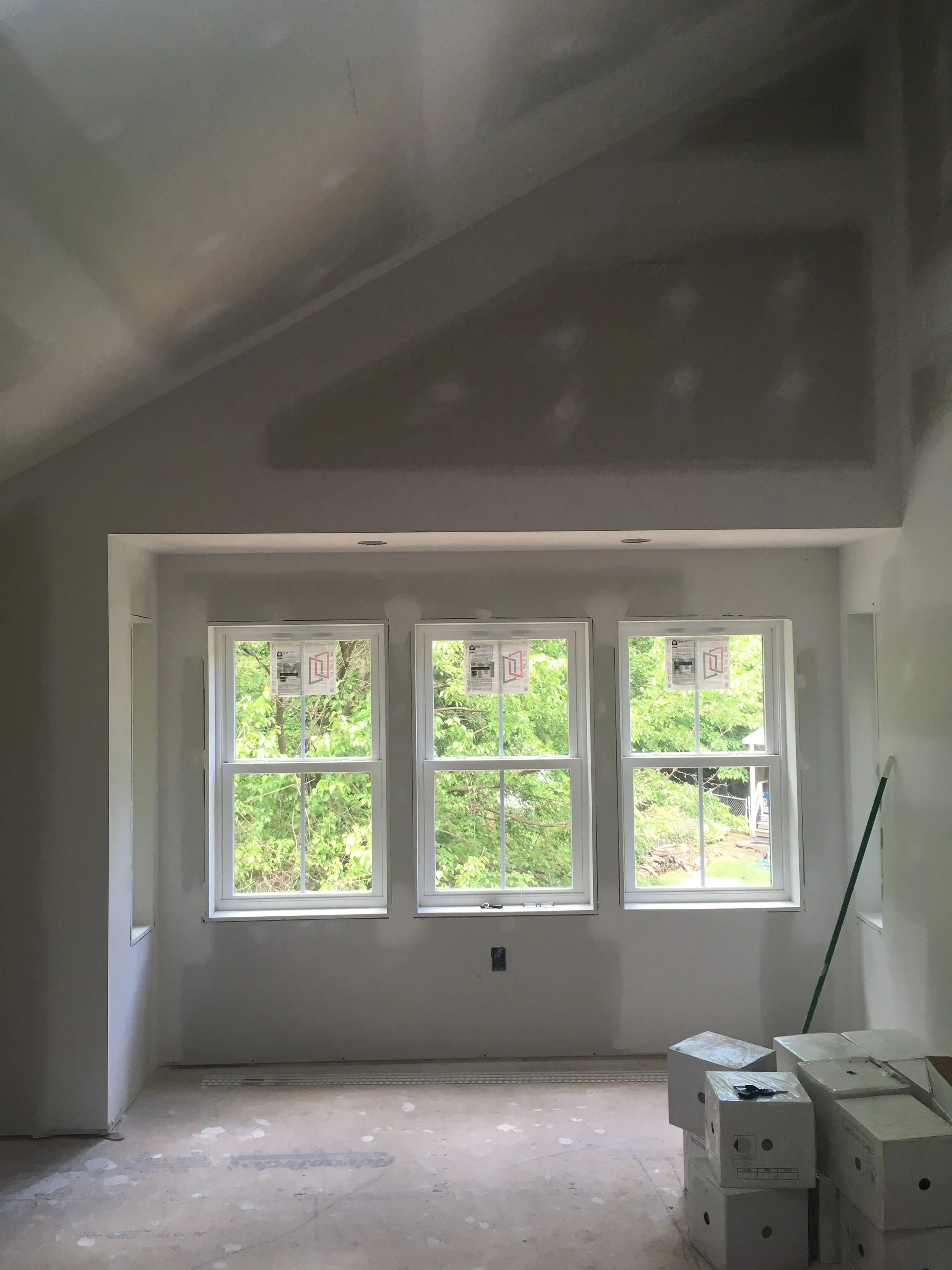 Construction on Takoma Park House Progress 2