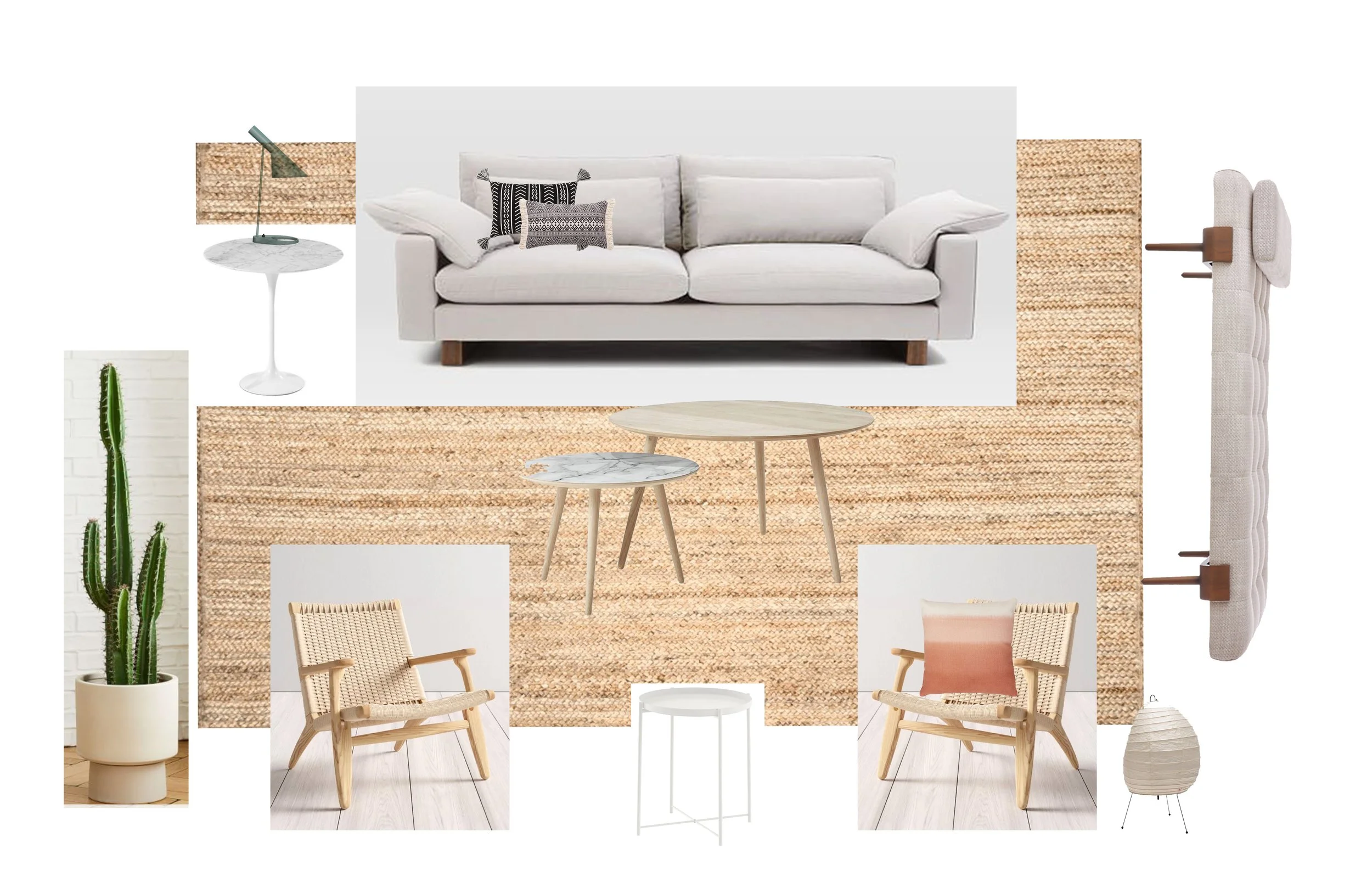 Southwest Minimal Modern Living Room Styling