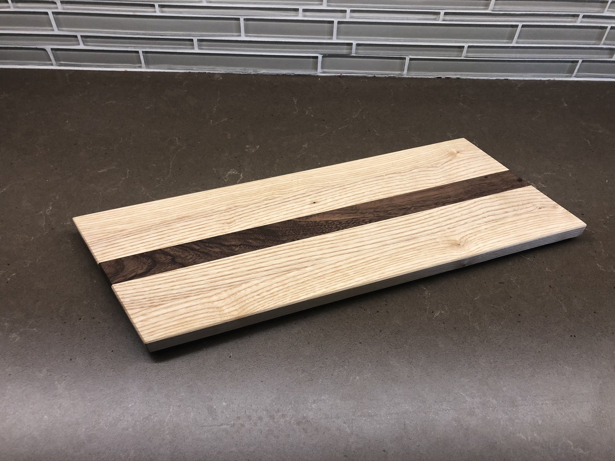 Ash and Walnut Cutting Board