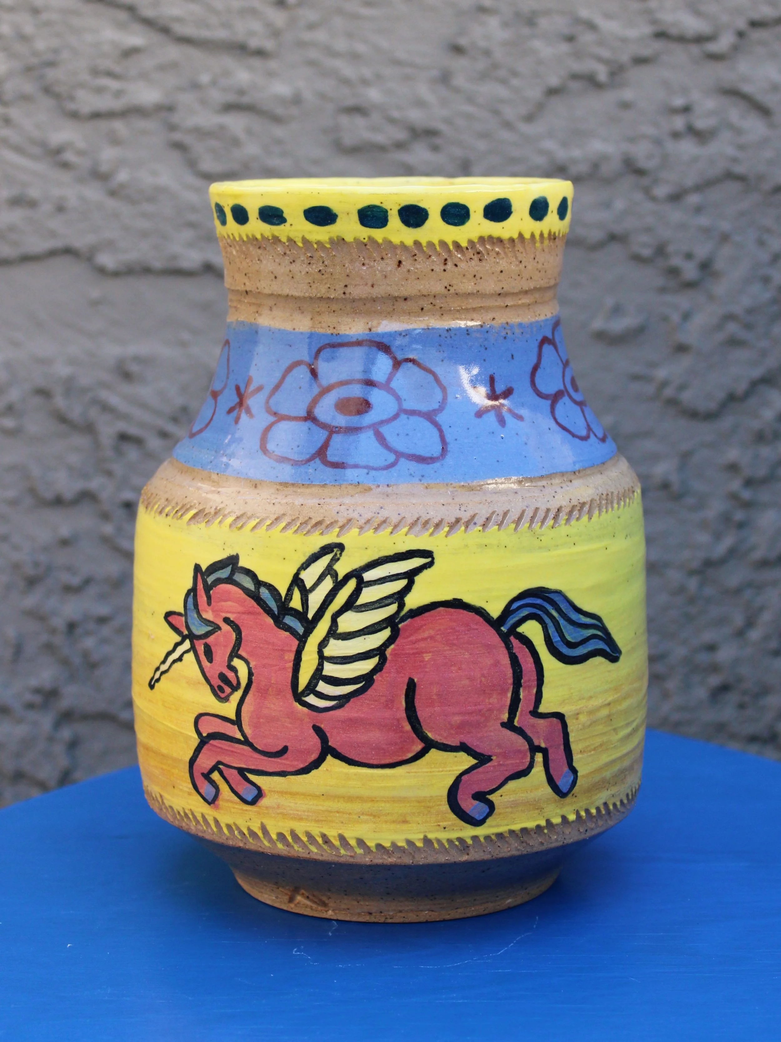 Unicorn, medium vase