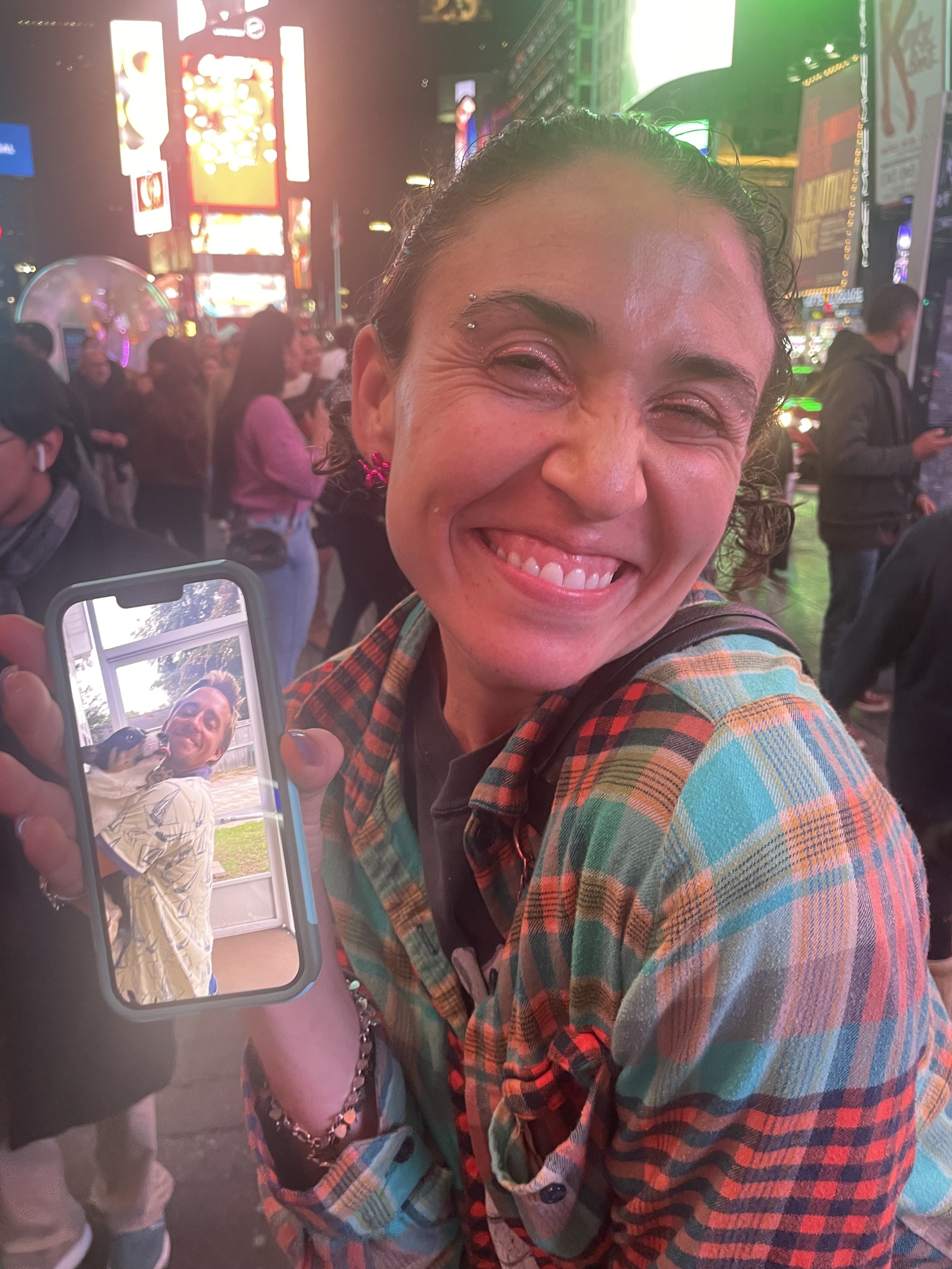 The Bestie Sis-star Talbott Johnson, my traveling gnome!