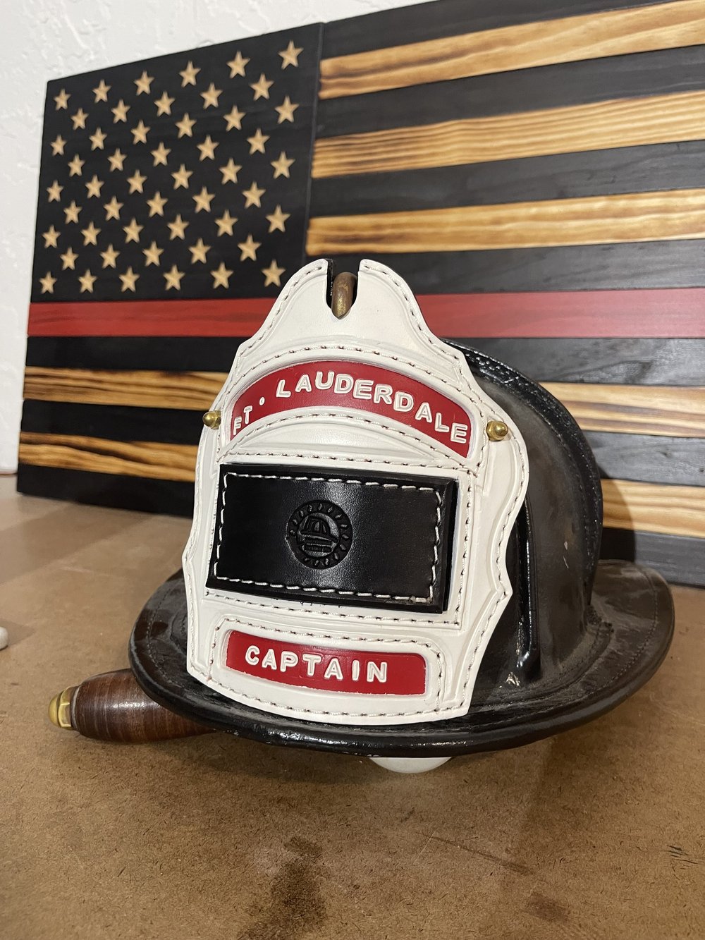 Custom Firefighter Helmet Shield Tells Your Story