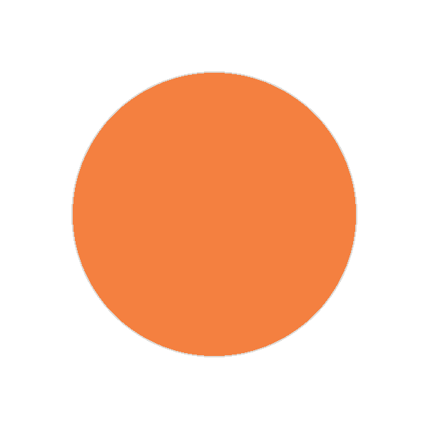 Soft orange colour swatch