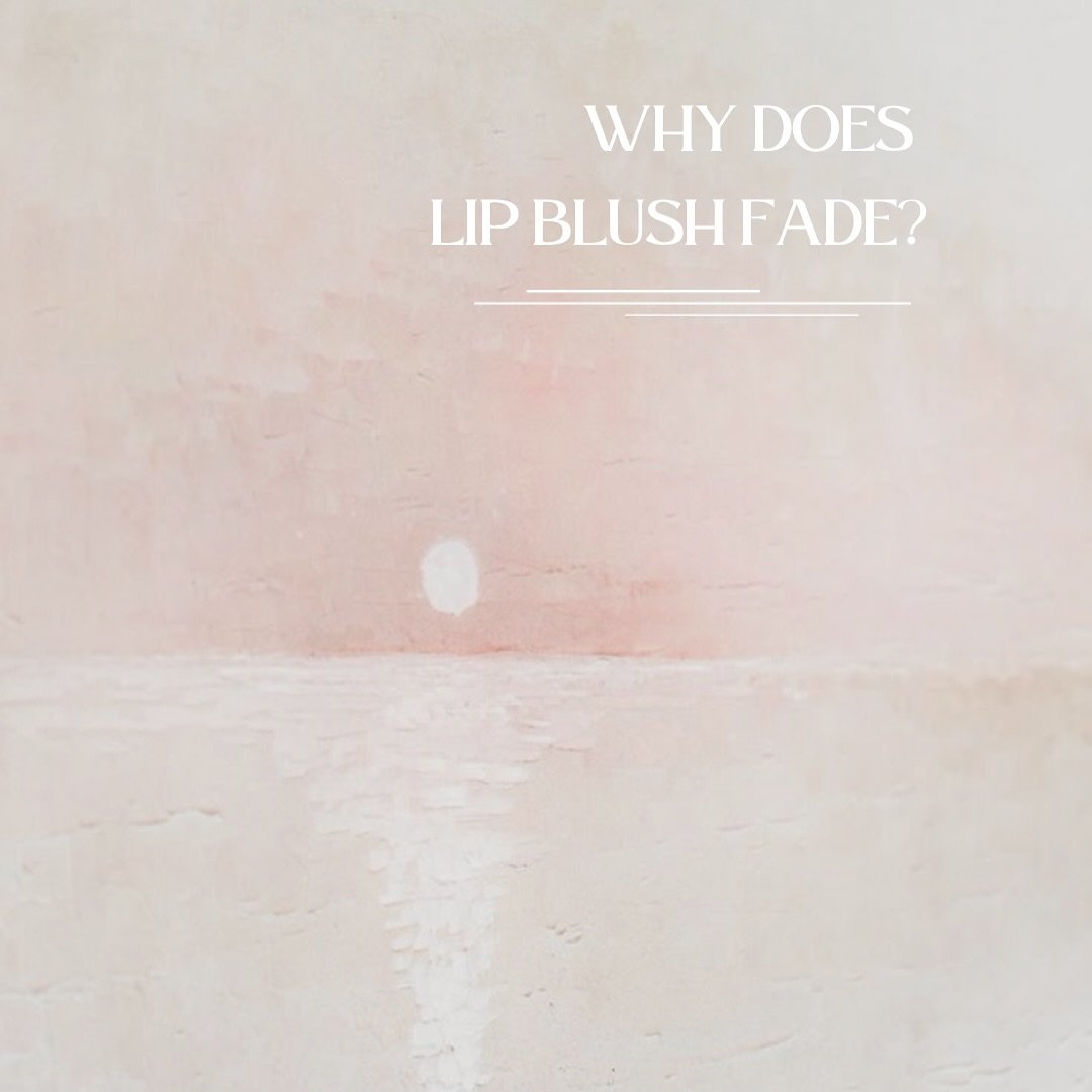 With all that said👆🏼fading is OK! This is a natural part of the process. Just try not to accelerate the rate in which your lip blush fades and you&rsquo;ll be in good shape! When your color starts to fade, this is a good time to come back in for a 