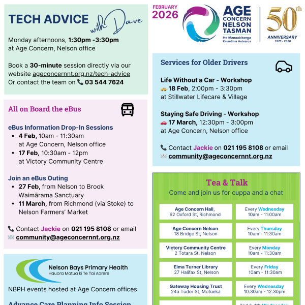 Upcoming events from February 2026