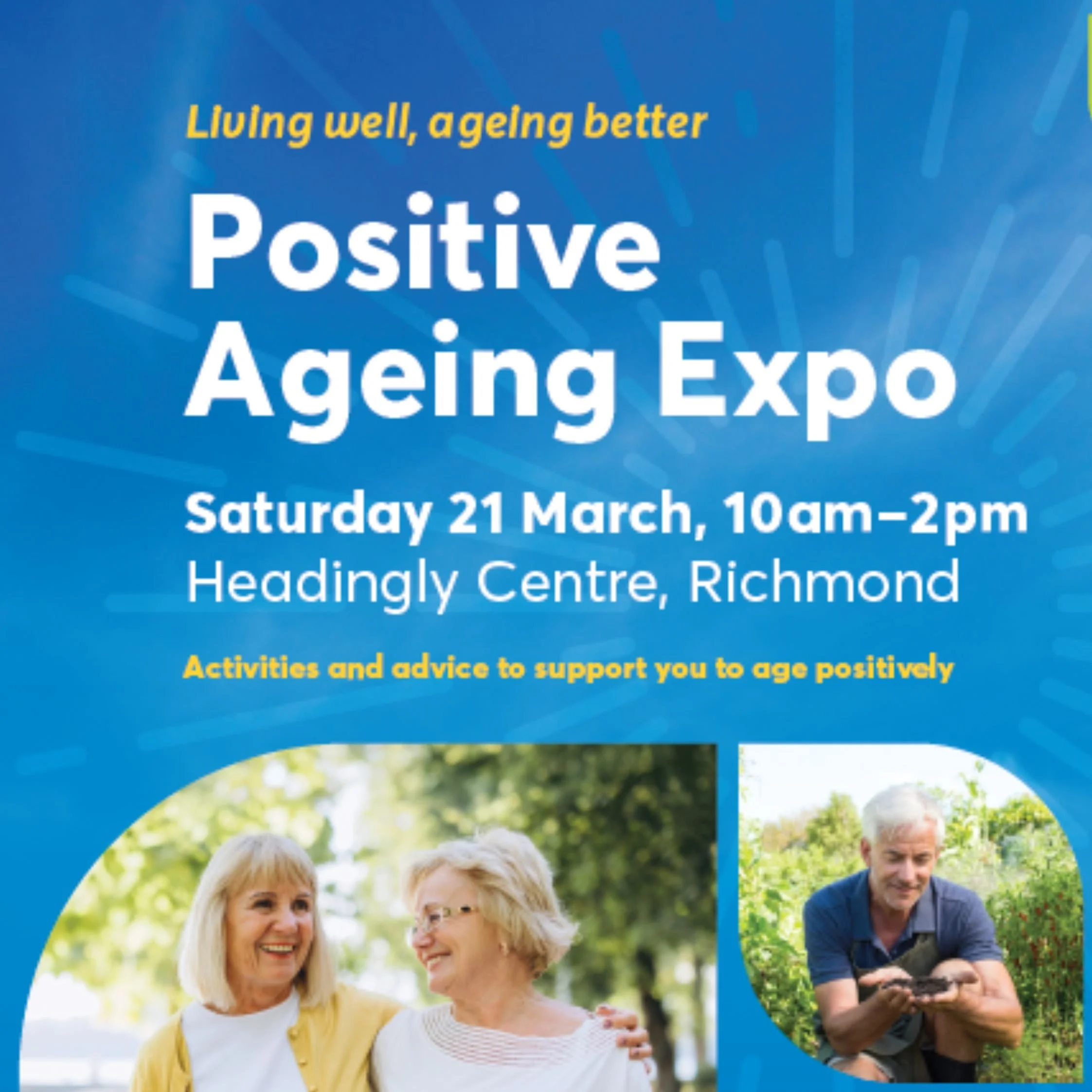 Visit us at the Positive Ageing Expo - 21 March 2026
